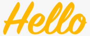 Hello - Yellow Hello
