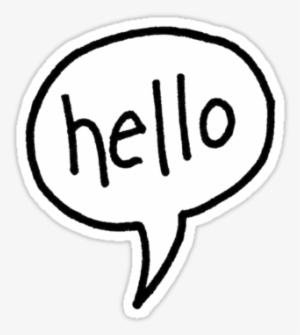 Hello Png44 - Hello Speech Bubble Png