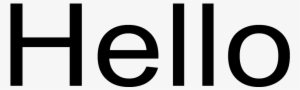 Hello - Gif Image Of Text