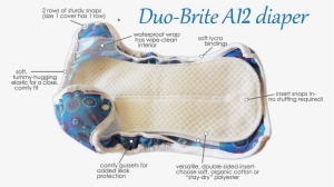 Duo-brite Features Cuter Than Applecheeks - Diapers All In Two