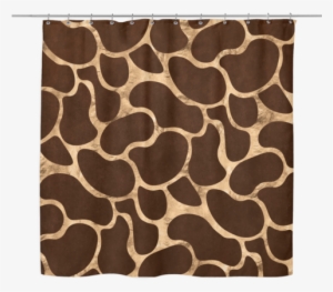 Giraffe Print Shower Curtain - Window Valance