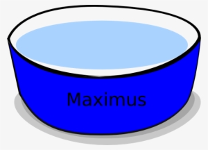 Max Water Bowl Clip Art At Clker - Cartoon Dog Water Bowl