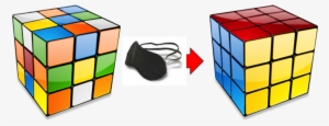 Blindfold Pictures - Rubik's Cube Icon