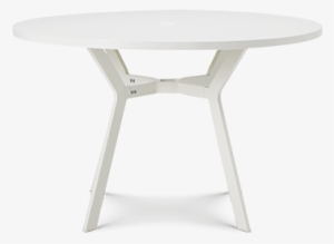 Round Table - Ethimo Ocean Round Dining Table Warmwhite 120cm