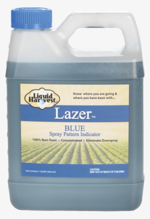 Picture Of Lazer Blue - Liquid Harvest Lazer Blue Spray Pattern Indicator -