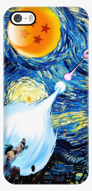 Goku Kamehameha Vs Vegeta Galick Gun Van Gogh Style - Van Gogh - Starry Night Twin Duvet