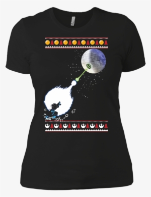 Dragon Ball & Star Wars Goku Kamehameha Death Star - Sorry Cant I Have To Walk My Unicorn