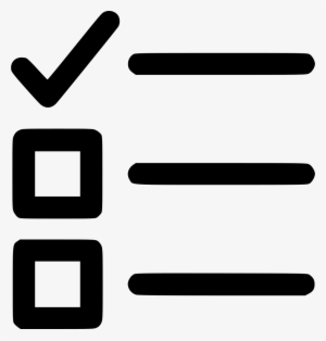 Checkbox List To Do Comments - Checkboxes Icon Png