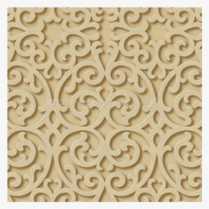 Papel De Parede 3d Dimensional Effects Arabesco Dourado