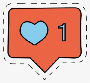 Instagram Heart Like Tumblr Emoji - Png Pop Art Stickers