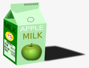 Milk Fizzy Drinks Juice Carton - Ilustrasi Susu Kotak