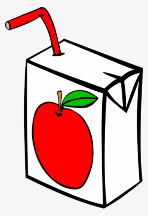 Apple Juice Carton Clip Art - Coloring Picture Of Juice
