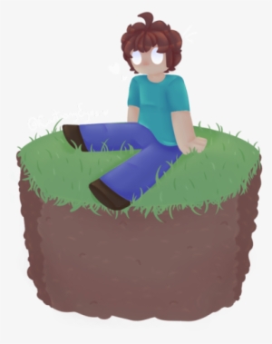 Transparent Herobrine For All Of Your Herobrine Needs - Birthday Cake