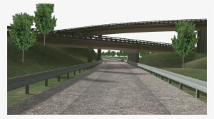 Computer Rendering Of Overpasses At American Center - Overpass