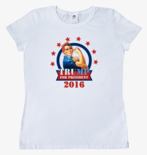 #election #2016 #donald #trump #women's T-shirt With - Rosie The Riveter