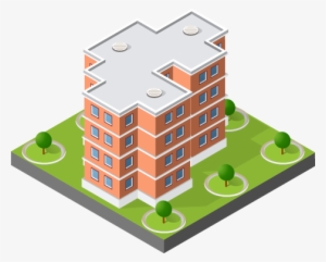 Office Building - Vector Graphics