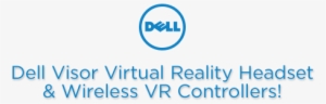 Dell Visor Virtual Reality Headset & Wireless Vr Controllers - Virtual Reality