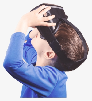 World Beyond The Hospital Room - Kid Using Vr Png