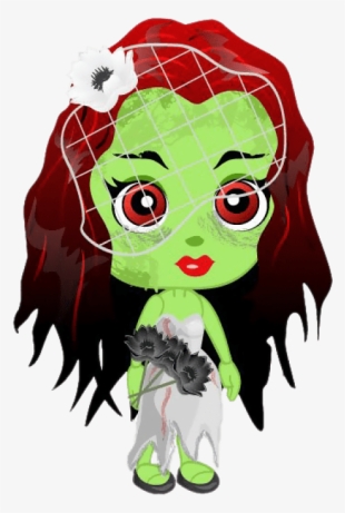 Zombie Girl Clip Art