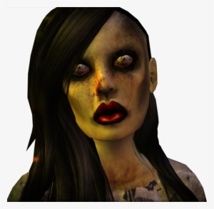 Share This Image - Zombie Girl Png