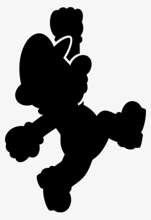 A Mix Of The New Super Mario Run Artwork I Could Get - Super Mario Icon Silhouette