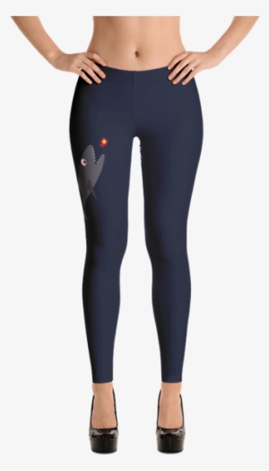 Shark Eats Colorado C Fish Leggings