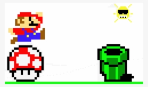 Mario Jumping Over Mario - Mario Jumping On Mushroom