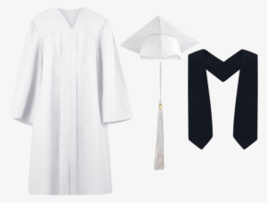 White - White Toga For Graduation