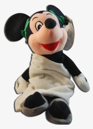 Disney Store Mickey Mouse Bean Bag Plush Toga Roman - Disney - Mickey Mouse Toga Bean Bag
