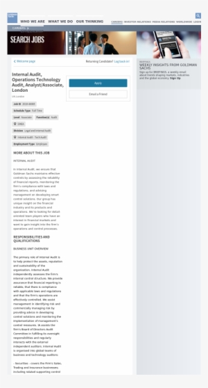 Goldman Sachs - New York City