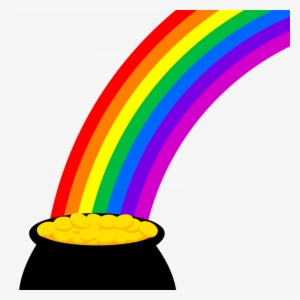 Download Pot Of Gold Clipart Gold Clip Art Rainbow - Colours Of Rainbow ...