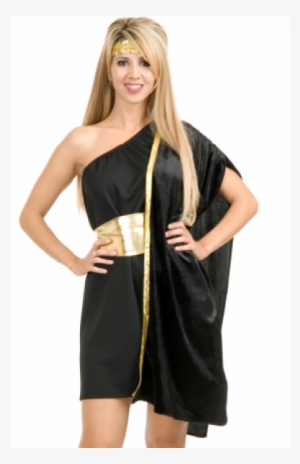Roman Goddess Costume Black