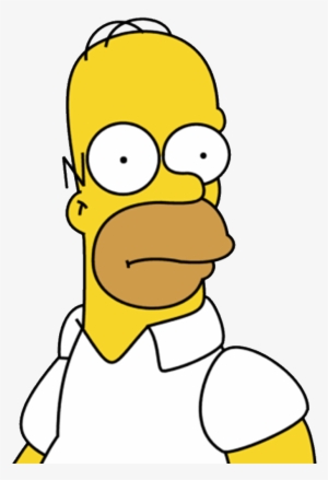 Homer Drawing Simpsons Svg Black And White - Homer Simpson Head Transparent