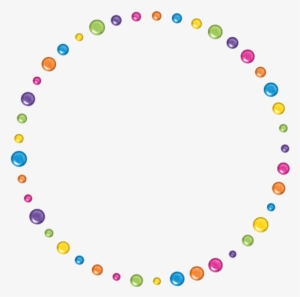 Border Frame Circle Round Dots Colorful Colourful Rem - Optical Illusions Lilac Chaser