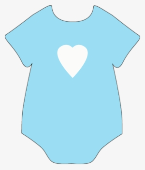 Yellow Striped Onesie Vector - Blue Onesie Clipart