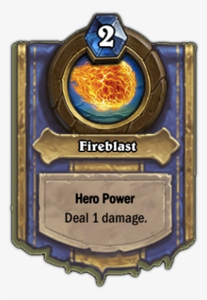 Fireblast - Fireblast Hearthstone