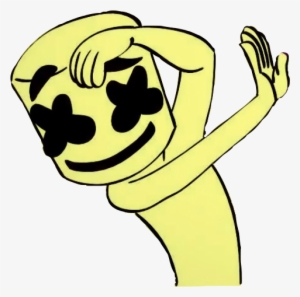 Marshmello Skrillex Friends Freetoedit - Marshmallow And Anne Marie Cartoon