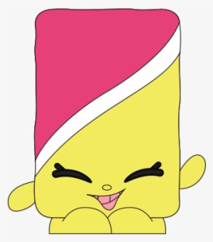 Marshmallow Twirl Ct Art - Yellow And Pink Shopkin