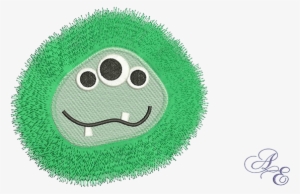 A Goofy Monster With Three Eyes, A Thick Mane And A - Plush