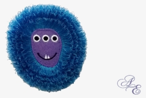 A Cute Monster With Three Eyes, A Fringe Mane And A - Monster