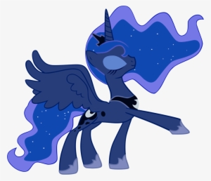 91 Images About My Little Pony On We Heart It - Mlp Princess Luna Vector