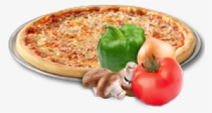 Garden Vegetable Pizza - Mushroom And Pepper Pizza