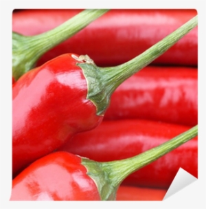 Red Chili Pepper And Green Bell Pepper Wall Mural • - Xxl 33055 Chili Paprika Fototapete