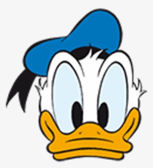 Donald Duck Head Png - Cara De Pato Donald Bebe