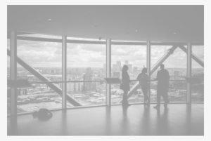 Website Meeting With City Background Background - Business