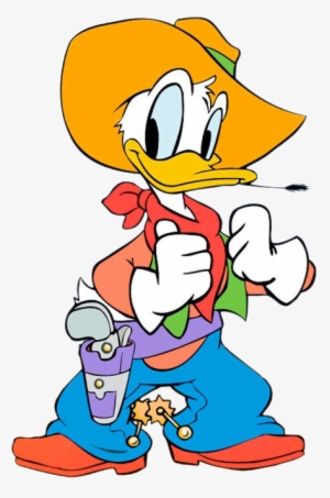 Дональд Дак - Cowboy Donald Duck Western Cartoon