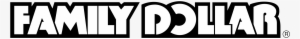 Family Dollar Logo Png Transparent - Family Dollar Logo Black And White