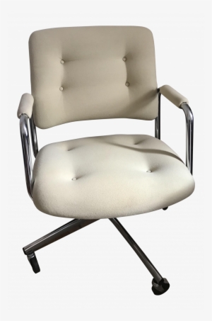 Upholstered Swivel Desk Chair Luxury Vintage Steelcase - Office Chair