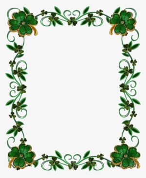 Green Floral Border Png Photo - Border Design Green Leaves
