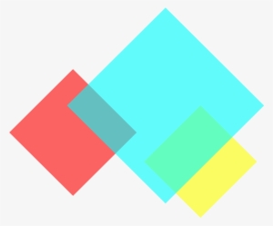 Blocks Tangram Graphic Design - Transparent Colored Square Png